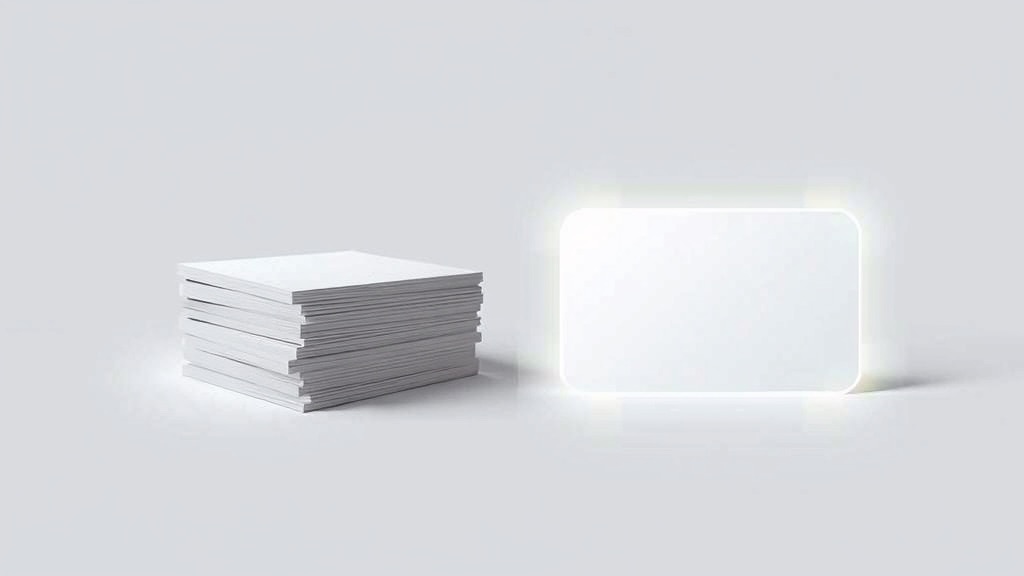 Digital Business Card vs Paper: An Honest Comparison for 2026